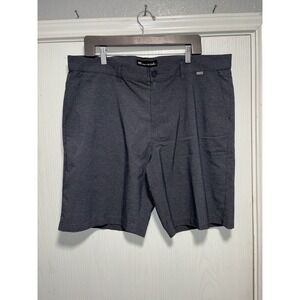 Travis Mathew Shorts Mens‎ 38 Blue 10" Hybrid Golf Performance Board Stretch